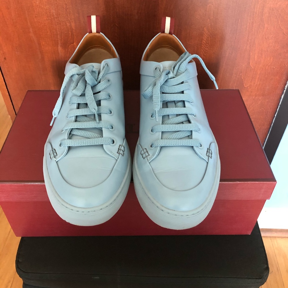 Bally Helliot Leather Sneaker: Size 11 - Picture 2 of 5